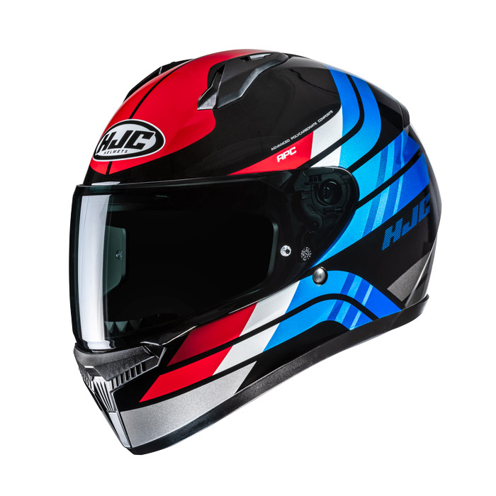 Hjc C10 Hiper Helmet Blue Red HJC-100421-MC21
